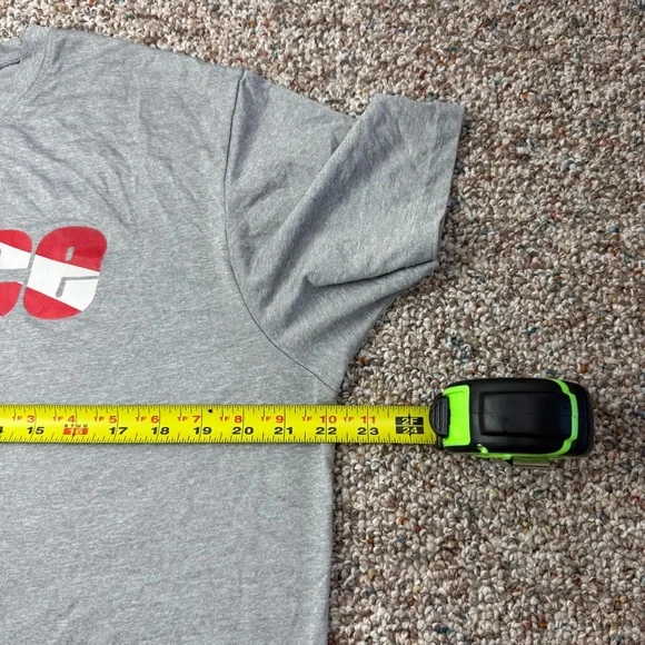 Prince Brand Tennis American Flag Logo Men’s Gray t-shirt size L - Picture 4 of 12